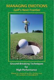 Cover of: Managing Emotions: Golf's Next Frontier