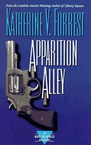 Cover of: Apparition alley | Katherine V. Forrest