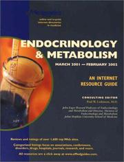 Endocrinology & Metabolism, March 2001 - February 2002 by Paul W., M.D. Ladenson