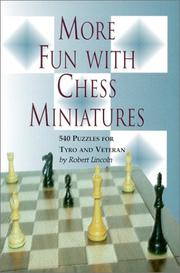 Cover of: More Fun with Chess Miniatures