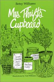 Cover of: Mrs. Thrift's Cupboard