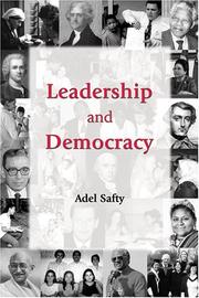 Cover of: Leadership and Democracy