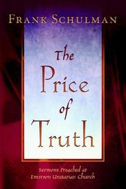 The Price of Truth by Jacob Frank Schulman