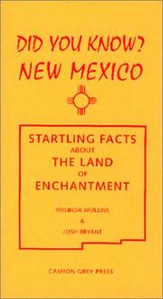 Cover of: Did You Know? New Mexico