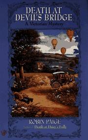 Cover of: Death at Devil's Bridge (Robin Paige Victorian Mysteries, No. 4)