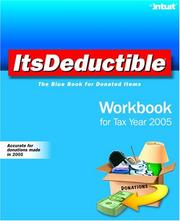 Cover of: ItsDeductible Workbook for Tax Year 2005: The Blue Book for Donated Items