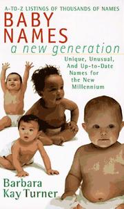 Cover of: Baby names: a new generation