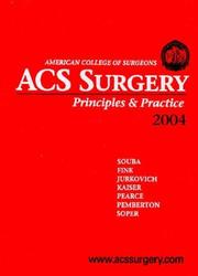 Cover of: ACS Surgery: Principles & Practice