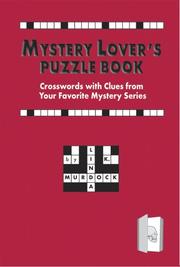 Mystery Lover's Puzzle Book, Crosswords with Clues from your Favorite Mystery Series by Linda K. Murdock