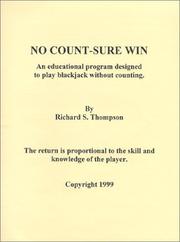 Cover of: No Count Sure Win