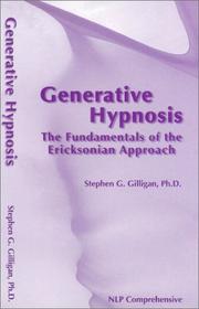 Cover of: Generative Hypnosis by Steven Gilligan