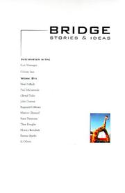 Cover of: Bridge Issue 1, Volume 1 (Bridge; Stories and Ideas)