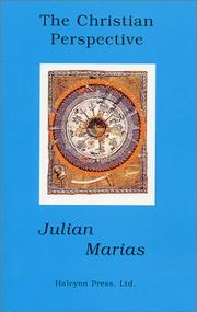 La perspectiva cristiana by Julián Marías