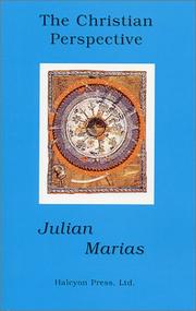 Cover of: The Christian Perspective by Julián Marías