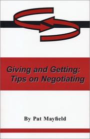 Cover of: Giving and Getting: Tips on Negotiating