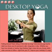 Cover of: Easy Desktop Yoga