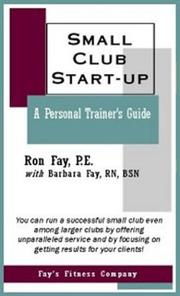 Cover of: Small Club Start-up : A Personal Trainer's Guide