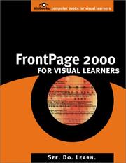 Cover of: FrontPage 2000 for Visual Learners by Chris Charuhas, Chris Charuhas