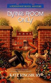 Cover of: Dying Room Only (Pennyfoot Hotel Mystery Series)
