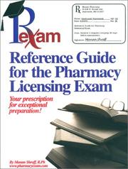 Cover of: Reference Guide for Pharmacy Licensing Exam
