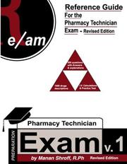 Cover of: Reference Guide for Pharmacy Technician Exam, Revised Edition (PTCE)