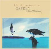 Cover of: Oswald : An American Osprey