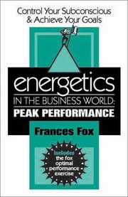 Cover of: Energetics in the Business World: Peak Performance