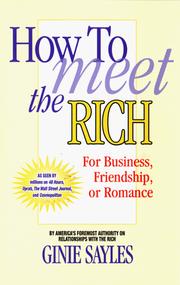 Cover of: How to Meet the Rich