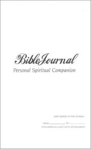 Cover of: Biblejournal Refill Inserts