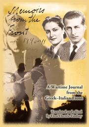 Cover of: Memoirs From the Front 1940-41 by Eleni Electri-lindsay