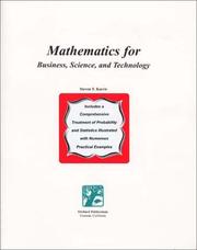 Mathematics for Business, Science, and Technology by Steven T. Karris