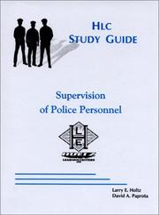 Cover of Supervision of Police Personnel HLC Study Guide (2001 Edition) by Larry E. Holtz
