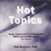 Cover of: Hot Topics, Audio Flashcards for Passing the PMP and CAPM Exams