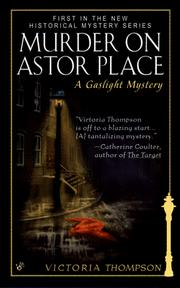 Cover of Murder on Astor Place (Gaslight Mystery)