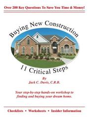 Cover of: Buying New Construction 11 Critical Steps