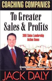 Cover of: Coaching Companies to Greater Sales and Profits