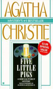 Cover of: Five Little Pigs (Agatha Christie Mysteries Collection) by Agatha Christie