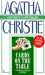 Cover of: Cards on the Table (Agatha Christie Mysteries Collection by Agatha Christie