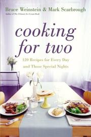 Cover of: Cooking for Two by Bruce Weinstein, Mark Scarbrough