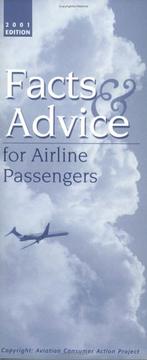 Cover of: Facts & Advice for Airline Passengers