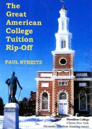 Cover of: The Great American College Tuition Rip-Off