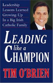 Cover of: Leading Like a Champion by Tim O'Brien