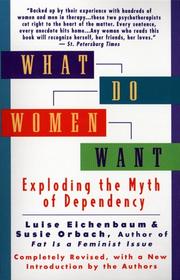 Cover of: What do women want by Luise Eichenbaum