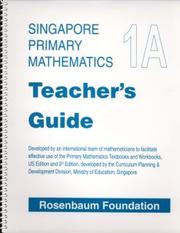 Cover of: Primary Mathematics 1A Teacher's Guide