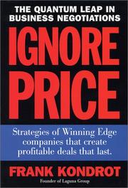 Cover of: Ignore Price