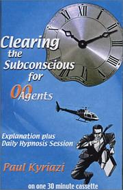 Cover of: Clearing the Subconscious for 00 Agents
