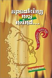 Cover of: Speaking My Mind: In Poetic Verse