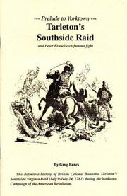 Cover of: Prelude to Yorktown: Tarleton's Southside Raid