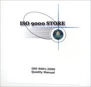 Cover of: ISO 9001:2000 Quality Manual