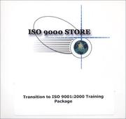 Cover of: Transition to ISO 9001:2000 Training Package by Cynthia Weber